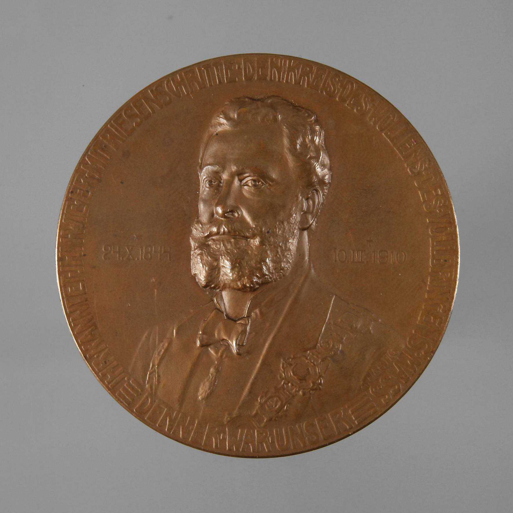 Medaille auf Karl Lueger 1910