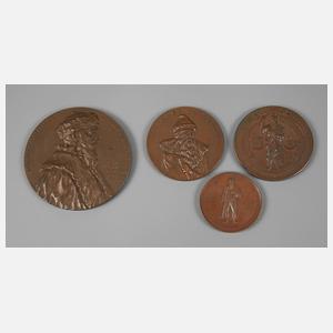 Konvolut Medaillen Gutenberg