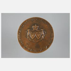 Medaille auf Gustav Biron von Curland