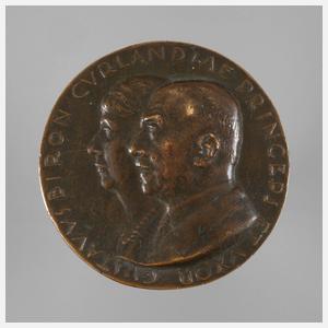 Medaille auf Gustav Biron von Curland