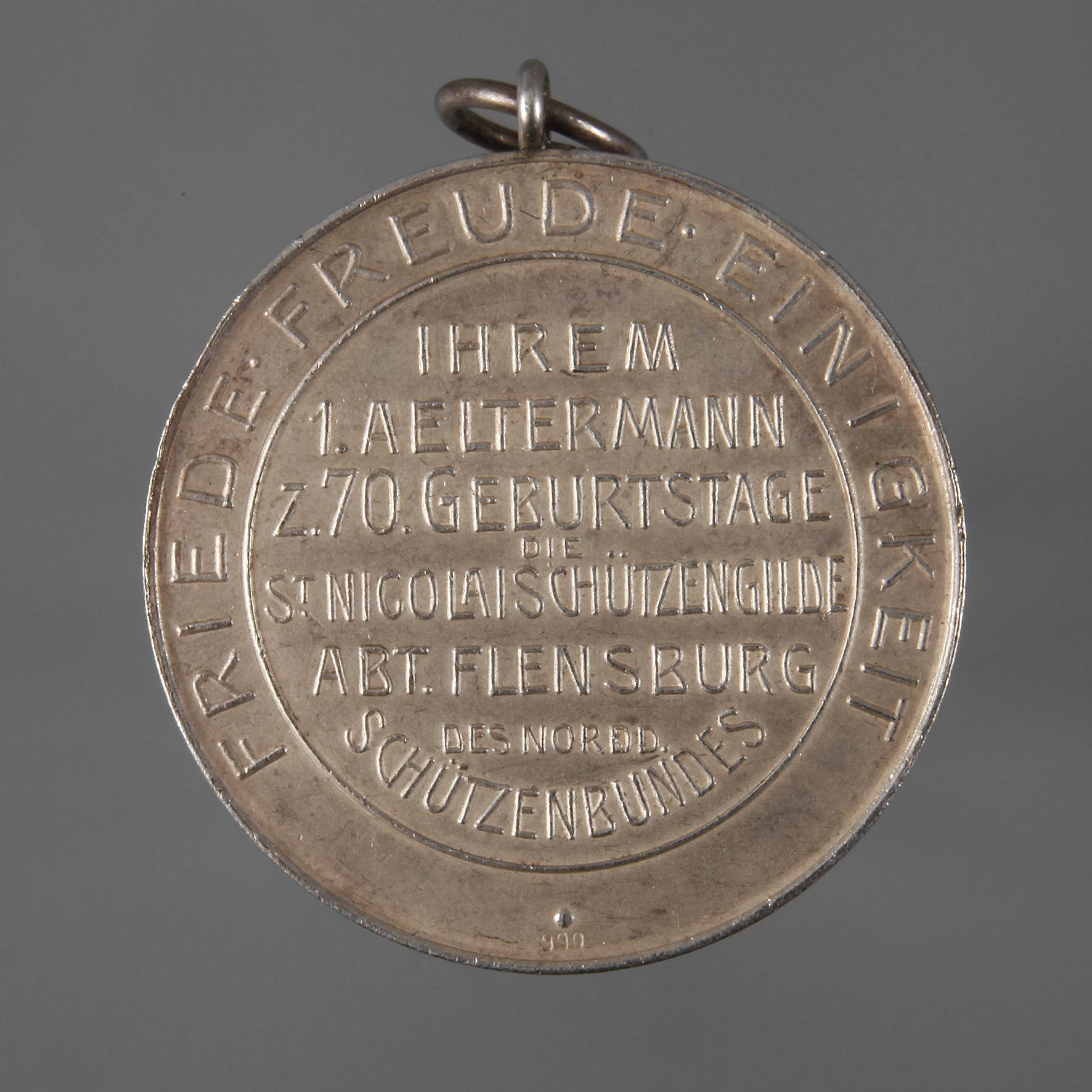 Schützenmedaille Flensburg