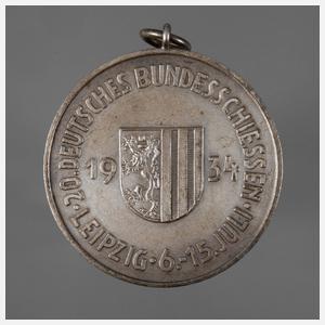 Schützenmedaille Leipzig 1934