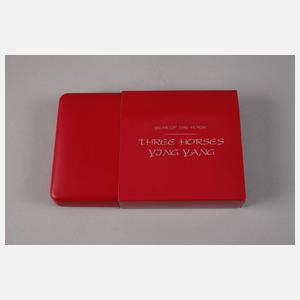 Farbmünze Jahr des Pferdes