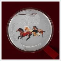 Farbmünze Jahr des Pferdes111