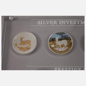 Silbermünzkollektion The African Springbok