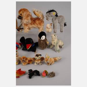 Konvolut Steiff Tiere
