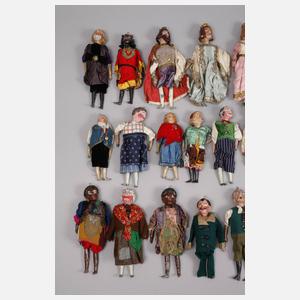 Konvolut Marionettenpuppen