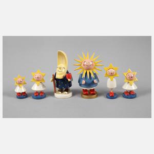Figuren Wendt & Kühn Sonne, Mond und Sterne