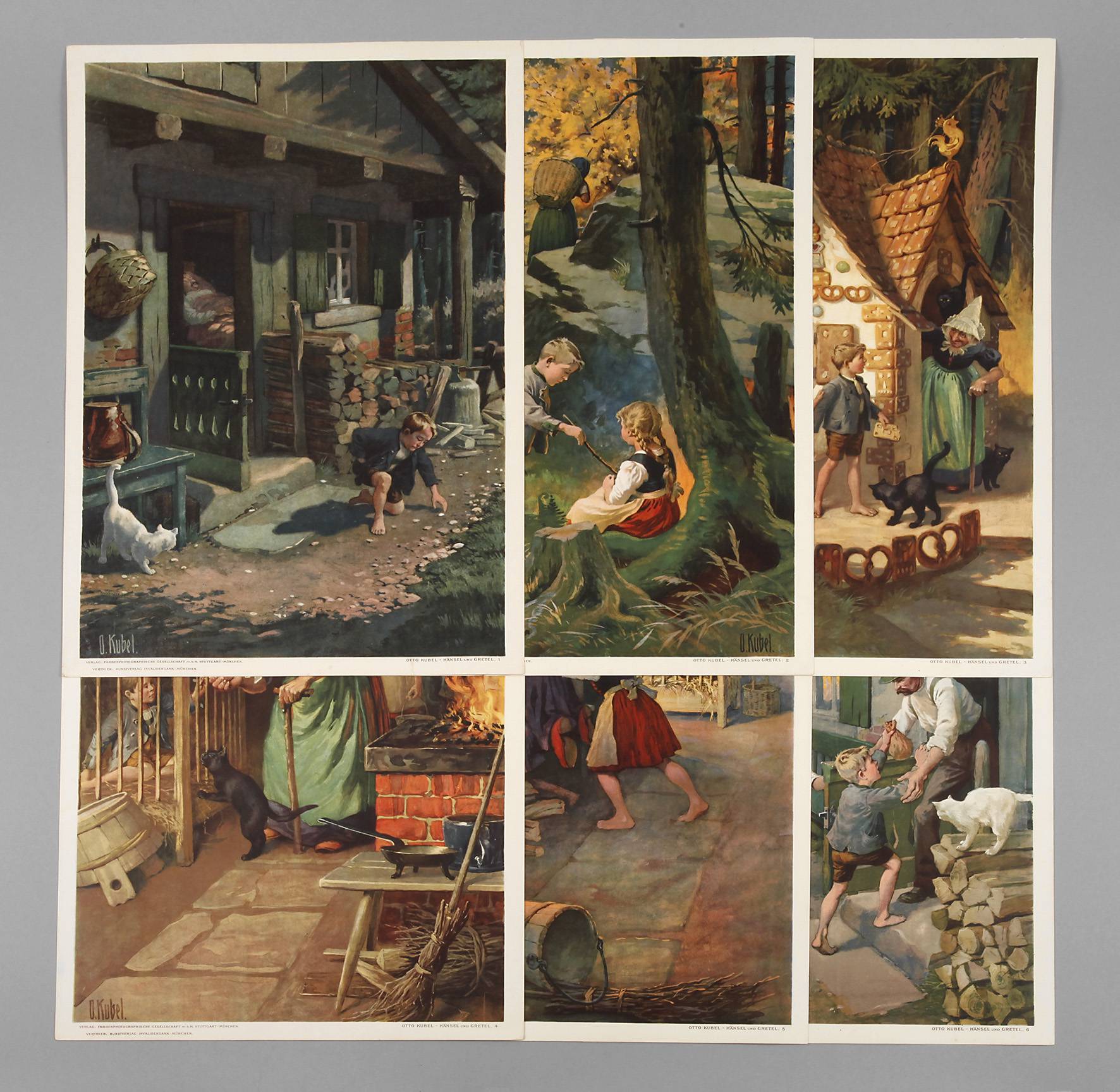 Serie ”Hänsel und Gretel” von Otto Kubel