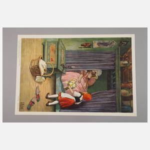 Serie ”Rotkäppchen” von Otto Kubel