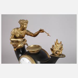 Seltene Empire-Kaminuhr