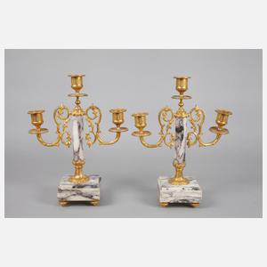 Kaminuhr mit Beisteller