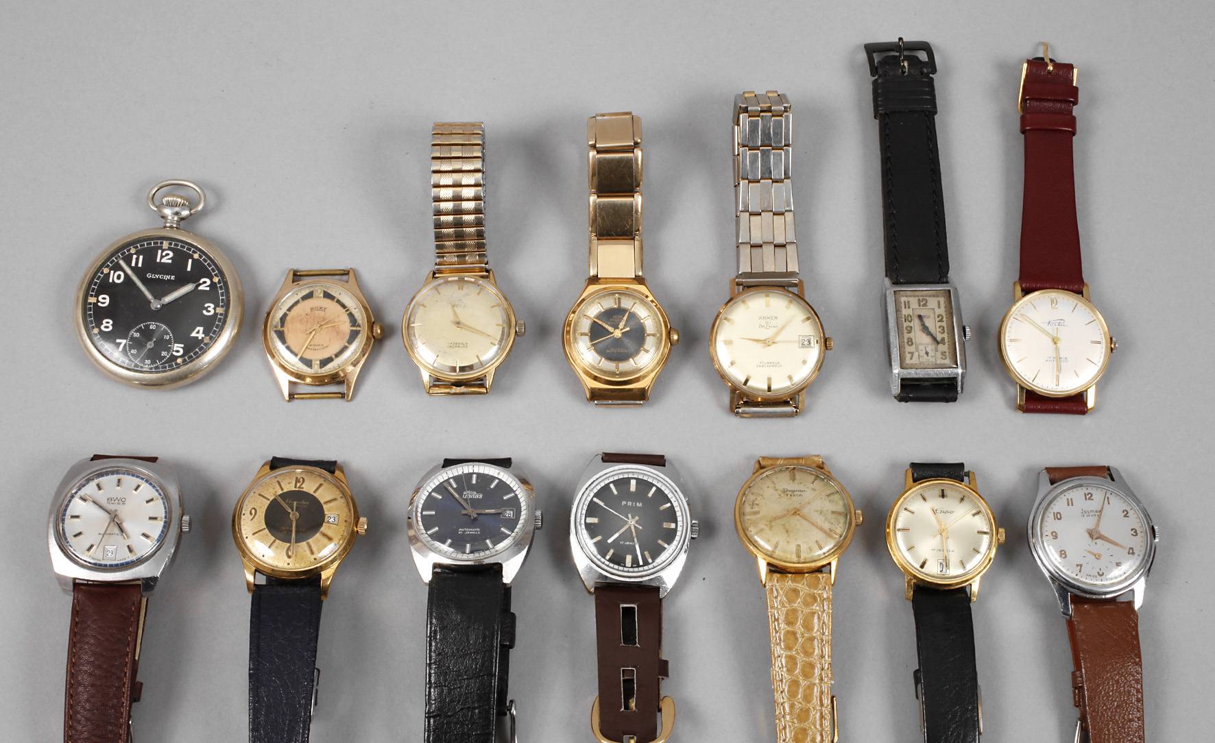 Konvolut Herrenarmbanduhren