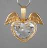 Anhänger mit Bergkristall und Brillanten