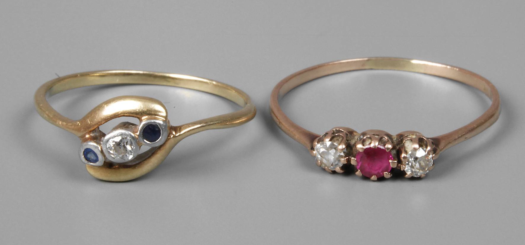 Zwei Damenringe