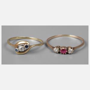 Zwei Damenringe