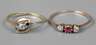 Zwei Damenringe