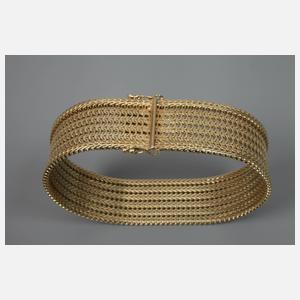 Breites Goldarmband