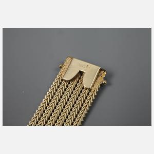 Breites Goldarmband