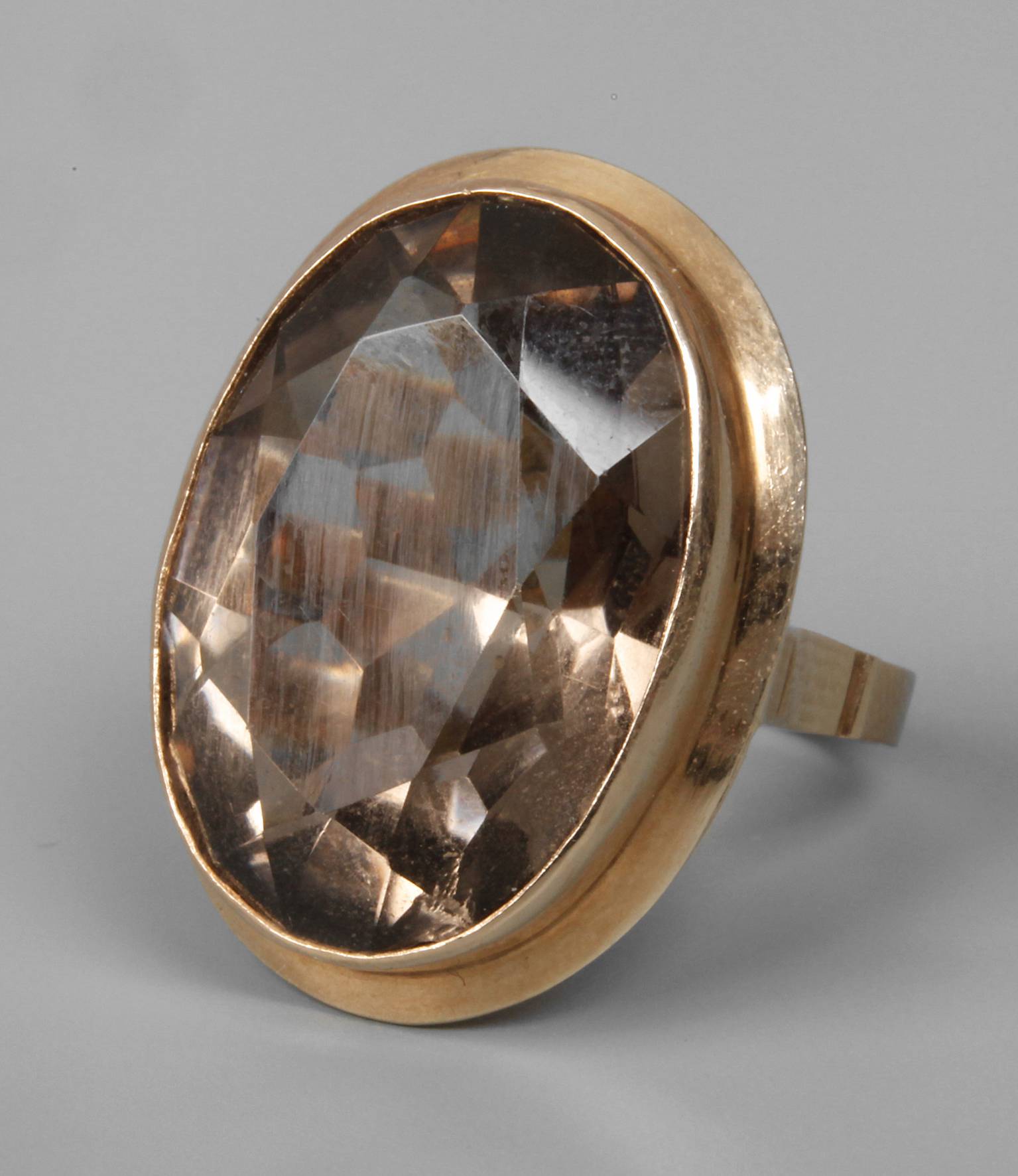 Damenring mit Rauchquarz