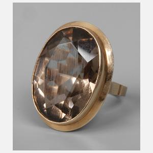 Damenring mit Rauchquarz