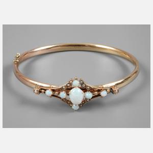 Armreif mit Opalbesatz
