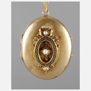 Biedermeier-Medaillon