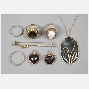 Konvolut Goldschmuck