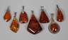 Konvolut Bernsteinanhänger