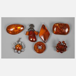 Konvolut Bernsteinschmuck