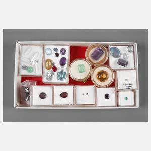 Sammlung Schmucksteine