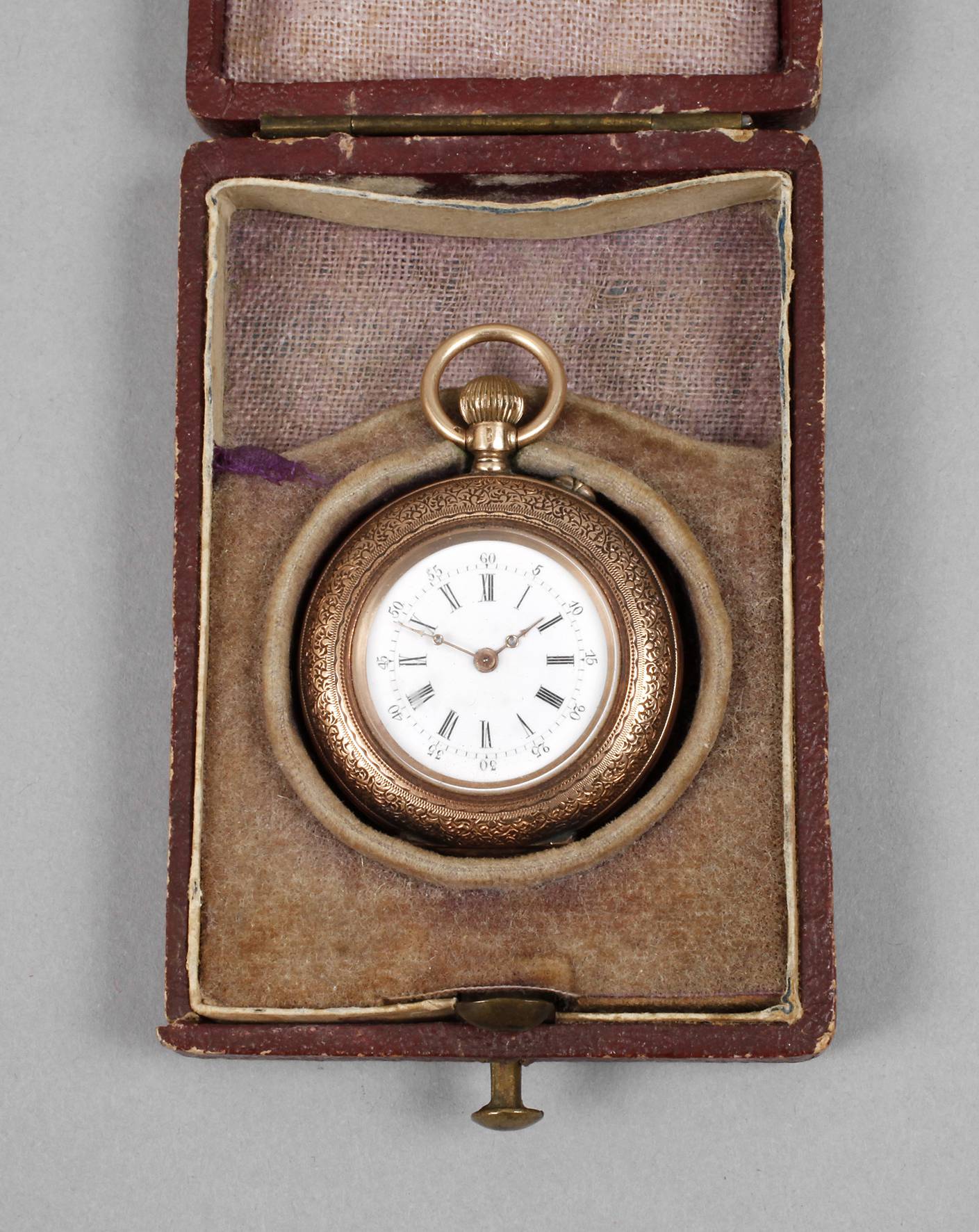 Damentaschenuhr Gelbgold