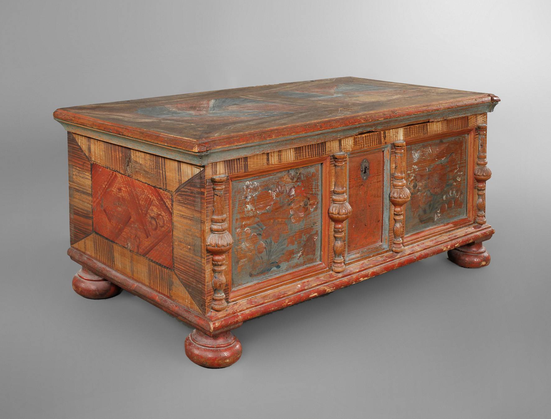 Vogtländische Bauerntruhe