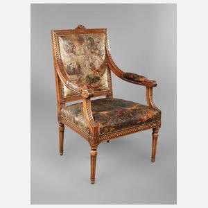 Außergewöhnlicher Ledersessel