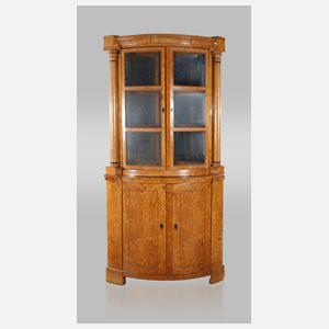 Eckvitrine Biedermeier