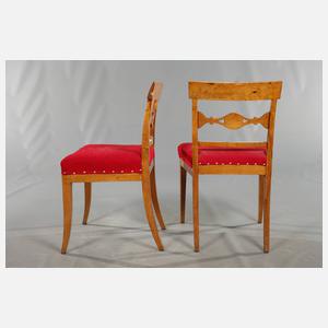 Vier Biedermeierstühle