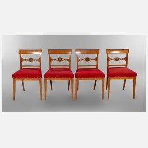 Vier Biedermeierstühle