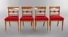 Vier Biedermeierstühle
