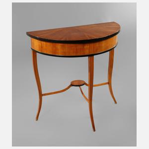 Biedermeier Demi Lune-Tisch