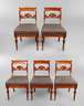 Fünf Biedermeierstühle