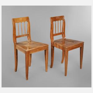 Paar Biedermeierstühle