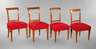 Vier Biedermeierstühle