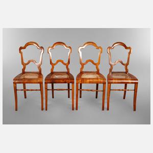 Vier Stühle Biedermeier