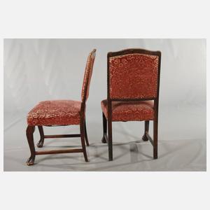 Satz von sechs Stühlen