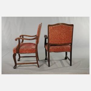 Satz von sechs Stühlen