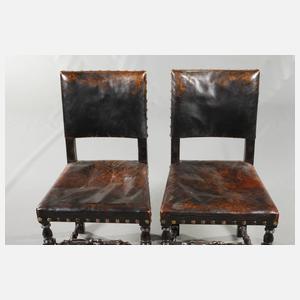 Vier Stühle Neobarock