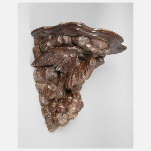 Große geschnitzte Konsole