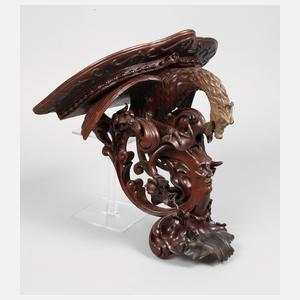 Geschnitzte Wandkonsole