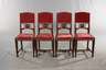 Acht Jugendstil Stühle