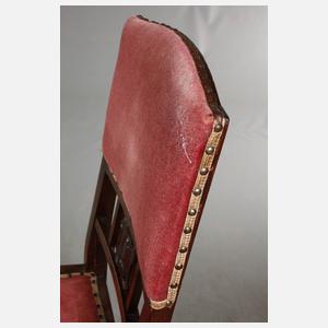 Acht Jugendstil Stühle